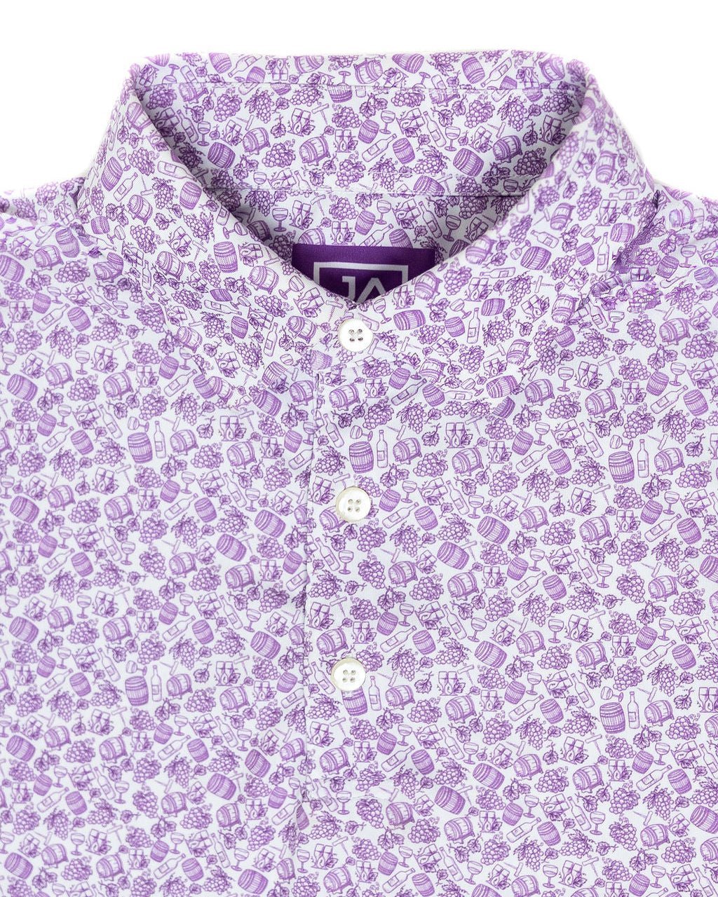 Wine Country men's golf polo front view - Jack Apparel