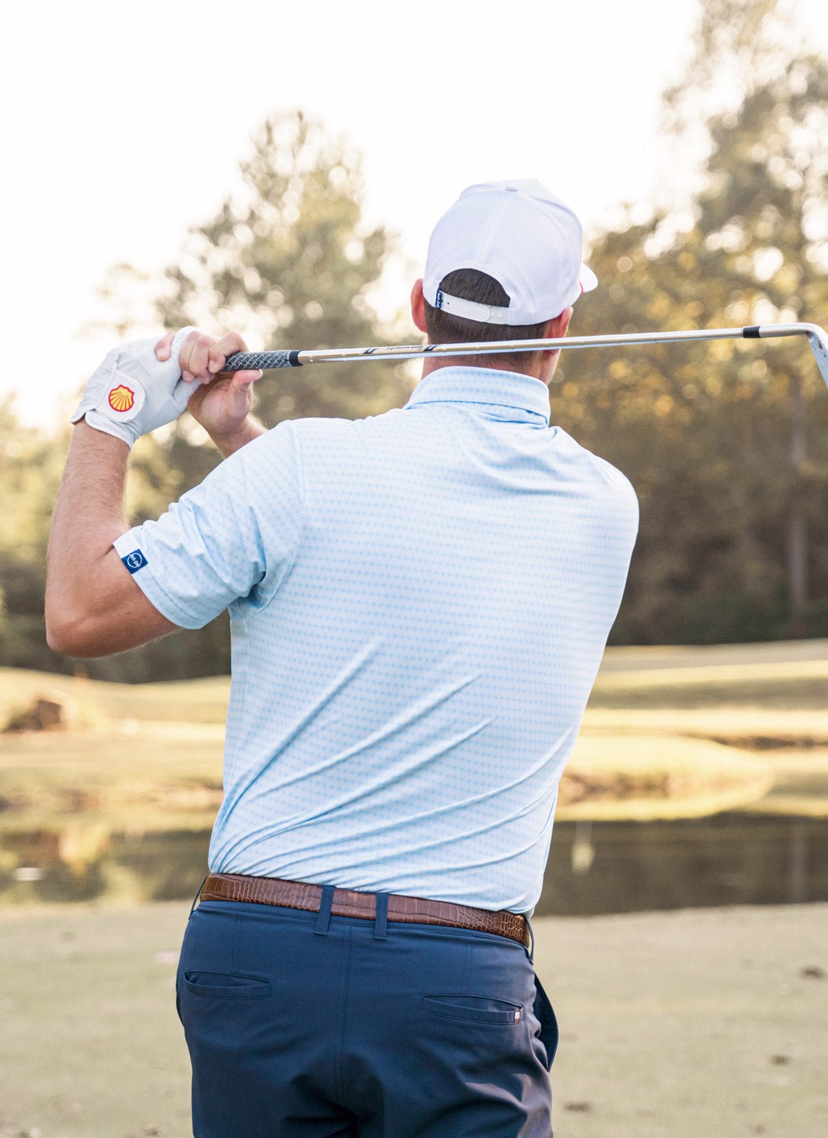 Jack Golf "Diamond Derrick" Light Blue | Jack Golf Apparel